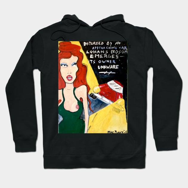 Lohan Car Hoodie by Morey Art